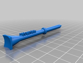 meu personalizados tee de golfe wanda nub esporte ao ar livre 3d print model - Mito3D