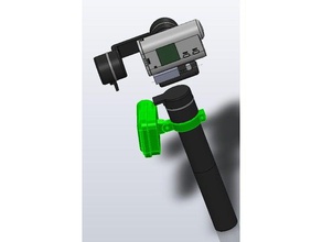 sony action cam rm-lvr1 remote holder feiyutech g5gs camera feiyu-tech feiyu gimbal actioncam 3d print model - Mito3D