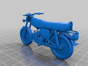 simson s50 sculture moto divertente regalo ciclomotore 3d print model - Mito3D