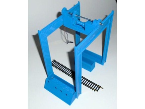 ferroviária do terminal de contentores ho-escala mecânico brinquedos 3d print model - Mito3D