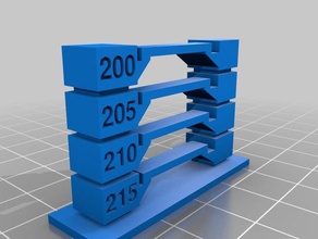 flashforge pla temptower 3d printing tests customized 3d print model - Mito3D
