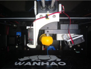 wanhao duplicator 6 dual radial part fan 3d printer parts cooling partfan 3d print model - Mito3D
