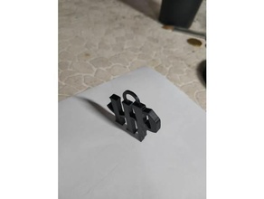 harry potter logo keychain keychains 3d print model - Mito3D