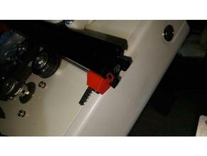 belt holder geeetech e180 3d printer parts 3d print model - Mito3D