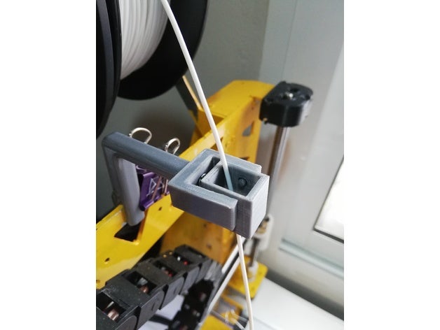 guia filamento rotatoria con soporte para limpiador 3d la stampante accessori 3D print model - Mito3D