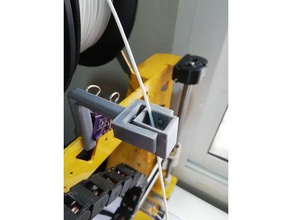 guia filamento rotatoria con soporte para limpiador 3d printer accessories 3d print model - Mito3D