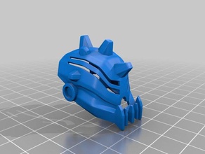 baterra headhelmet construction toys bionicle glatorian kanohi lego compatible mask 3d print model - Mito3D