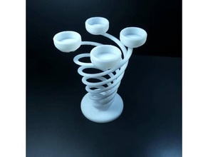 tè supporto di candela arredamento portacandele la decorazione kerze teacandle 3d print model - Mito3D