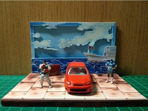 street fighter queixo li mini estatueta brinquedos jogos chun-li miniatura minifigure 3d print model - Mito3D