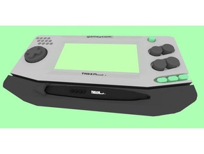 tigre gamecom de vídeo jogos retro jogo console consola tigres electonics sistema mão assistir relógio pulso 3d print model - Mito3D