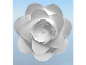 rose decor 3d print model - Mito3D