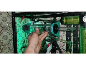 l'eau de refroidissement réservoir montage d'autres ordinateur pompe à eau 3d print model - Mito3D