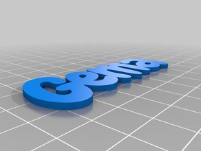 gema organización personalizado 3d print model - Mito3D