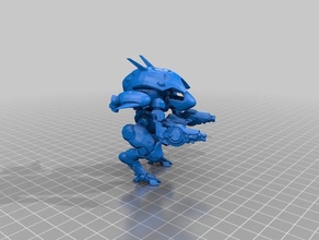 dvas meka video giochi mecha overwatch robot 3d print model - Mito3D
