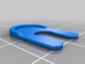 bowden clip grande 3d a impressora os acessórios grampo 3d print model - Mito3D