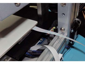 cetus 3d mkii clip cable hotbed heatbed flat printer accessories 3d print model - Mito3D