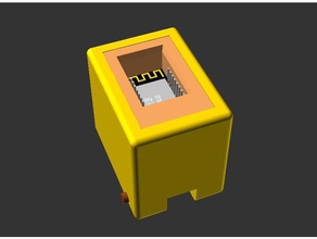 esp12fesp8266 programmeur openscad version de l'électronique programmation la titulaire socket wemos d1 mini 3d print model - Mito3D