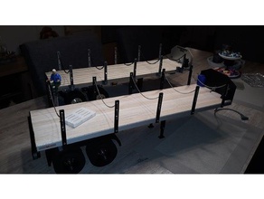 la auto-construcción de tamiya 114 escala remolque cama plana rc vehículos camiones 3d print model - Mito3D