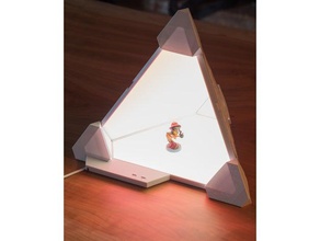nanoleaf light tent tetrahedron camera macro photography 3d print model - Mito3D
