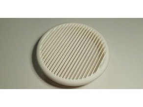 nice looking bathroom ventilation grill 120mm household fan 3d print model - Mito3D