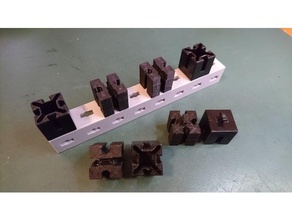 elemento da fischertechnik rebite riegelbaustein 15 construção brinquedos 3d print model - Mito3D