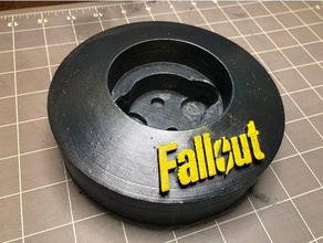 fallout fusion core display-Ständer Requisiten 3d print model - Mito3D