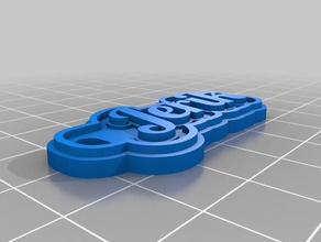 jerik Schlüsselanhänger angepasst 3d print model - Mito3D