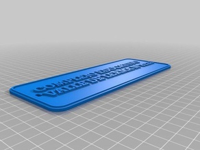 valle de lerma porte-clés personnalisé 3d print model - Mito3D