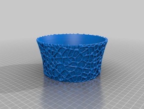 easy print de voroni maceta grande al aire libre jardín flores suculentas 3d print model - Mito3D