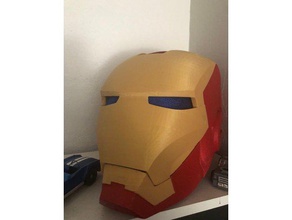 iron man maschera di stampa oggetti scena cool ironman 3d print model - Mito3D