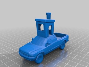 benchy dodge dakota 3d impressão testes 3d print model - Mito3D