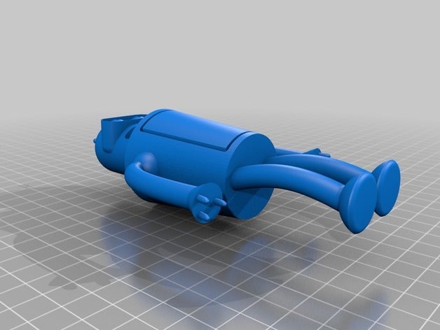 bender futurama tarar kopyaları doğruluk autodesk fusion 360 mucit kafa designproject engineeringproject imsa in2 matt groening robot ultimaker cura 3D print model - Mito3D