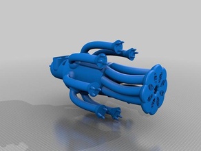 doppio polpo bender sculture futurama matt groening robot benchmark bowden monte carino 3d print model - Mito3D