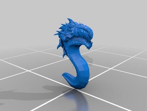 primal worm 3d impressão starcraft zerg 3d print model - Mito3D