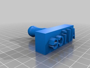 alice timbro i segni loghi personalizzato 3d print model - Mito3D