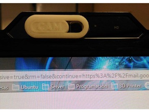 webcam protector monitor 3d impresión 3d print model - Mito3D