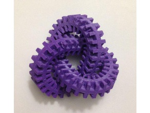 escher nœuds les mathématiques art trèfle 3d print model - Mito3D