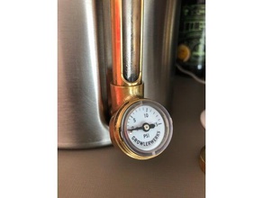 growlerwerks pressure gauge cover other 3d print model - Mito3D