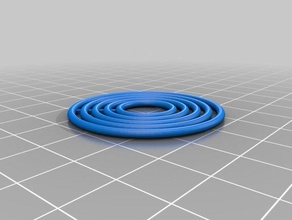 5 Ringe miteinander verbunden 3d drucken 3d print model - Mito3D
