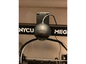 anycubic i3 mega overhead web cam holder 3d printer parts webcam mount 3d print model - Mito3D