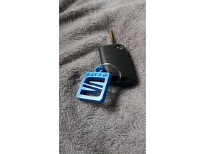 seat ibiza keychain llavero automotive keychains 3d sport 3d print model - Mito3D