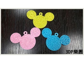 mickey mazes adornment art fashion funny generator mouse toy 3d print model - Mito3D