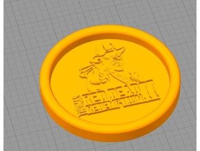 red dead redemption 2 coaster signs & logos 3d print model - Mito3D