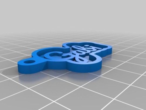 gabi keychains customized 3d print model - Mito3D