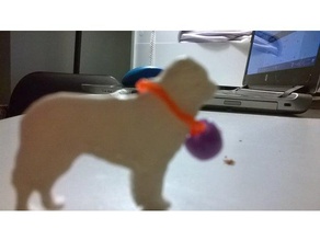 saint bernard animaux 2d art animal chien montagne 3d print model - Mito3D