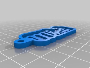 mbali keychains customized 3d print model - Mito3D