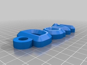 davi organización personalizado 3d print model - Mito3D