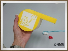 big whistle toys games art fashion 3d print model - Mito3D