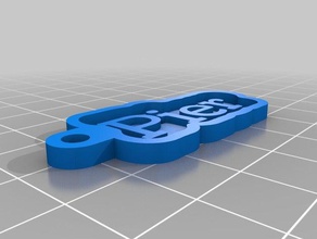 pier keychains customized 3d print model - Mito3D