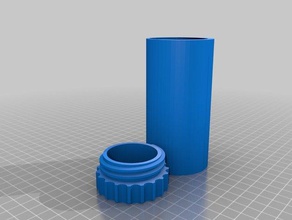 il mio personalizzato scatola cilindrica tappo a vite 104 strumento i titolari scatole 3d print model - Mito3D